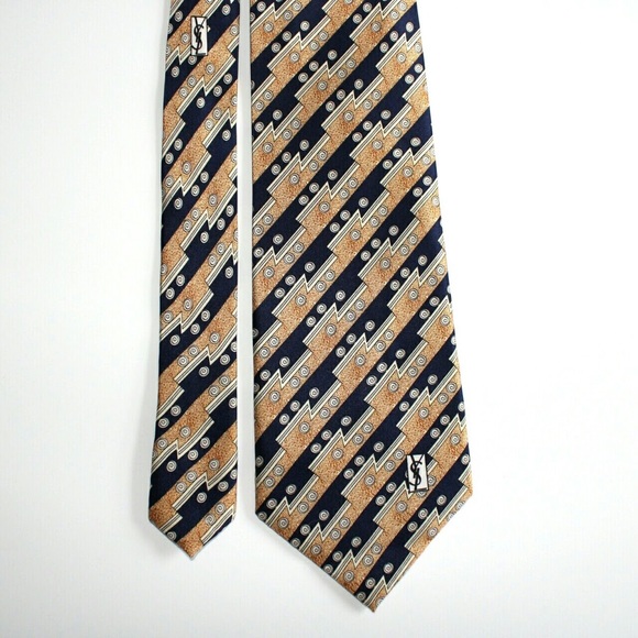 {Yves St. Laurent} 100% Silk Tie - Picture 3 of 5